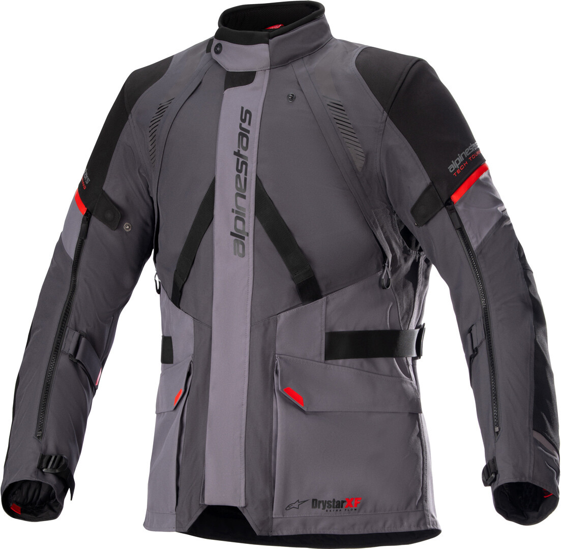 Alpinestars Monteira Drystar XF водонепроницаемая мотоциклетная текстильная куртка, серый/красный
Alpinestars Monteira Drystar XF водонепроницаемая мотоциклетная текстильная куртка, серый/красный