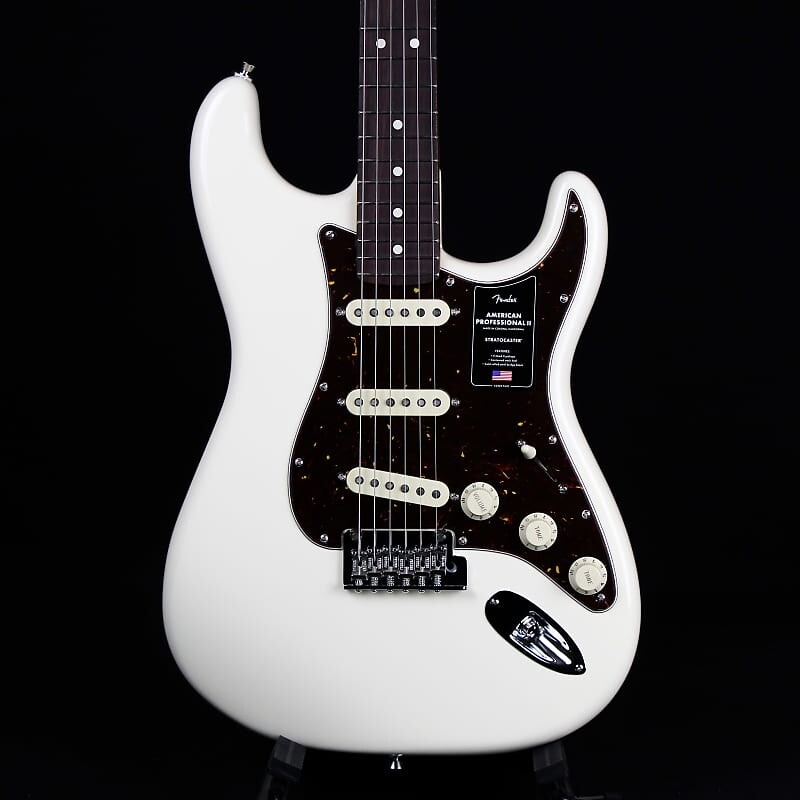 Fender American Professional II Stratocaster SSS - накладка на гриф из олимпийского белого палисандра (US22097748)
Fender American Professional II Stratocaster SSS - накладка на гриф из олимпийского белого палисандра (US22097748)