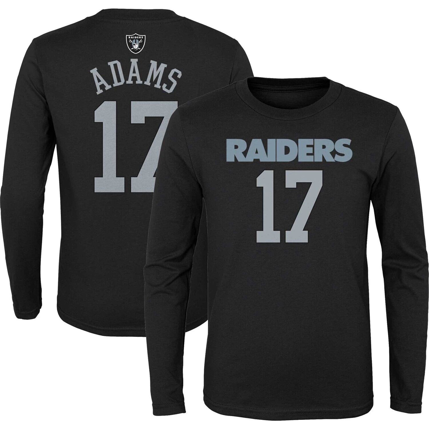 Молодежная футболка Davante Adams Black Las Vegas Raiders Mainliner с именем и номером игрока с длинными рукавами Outerstuff
Молодежная футболка Davante Adams Black Las Vegas Raiders Mainliner с именем и номером игрока с длинными рукавами Outerstuff