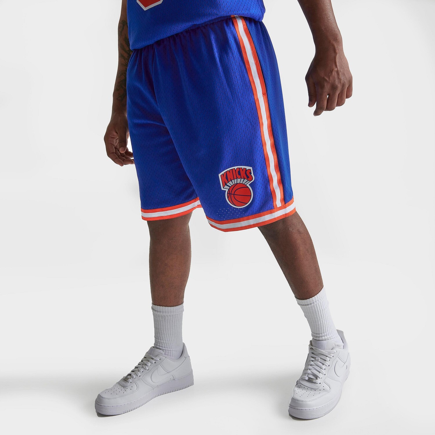 Мужские баскетбольные шорты Mitchell & Ness New York Knicks NBA 1991-92 Away Swingman, синий
Мужские баскетбольные шорты Mitchell & Ness New York Knicks NBA 1991-92 Away Swingman, синий
