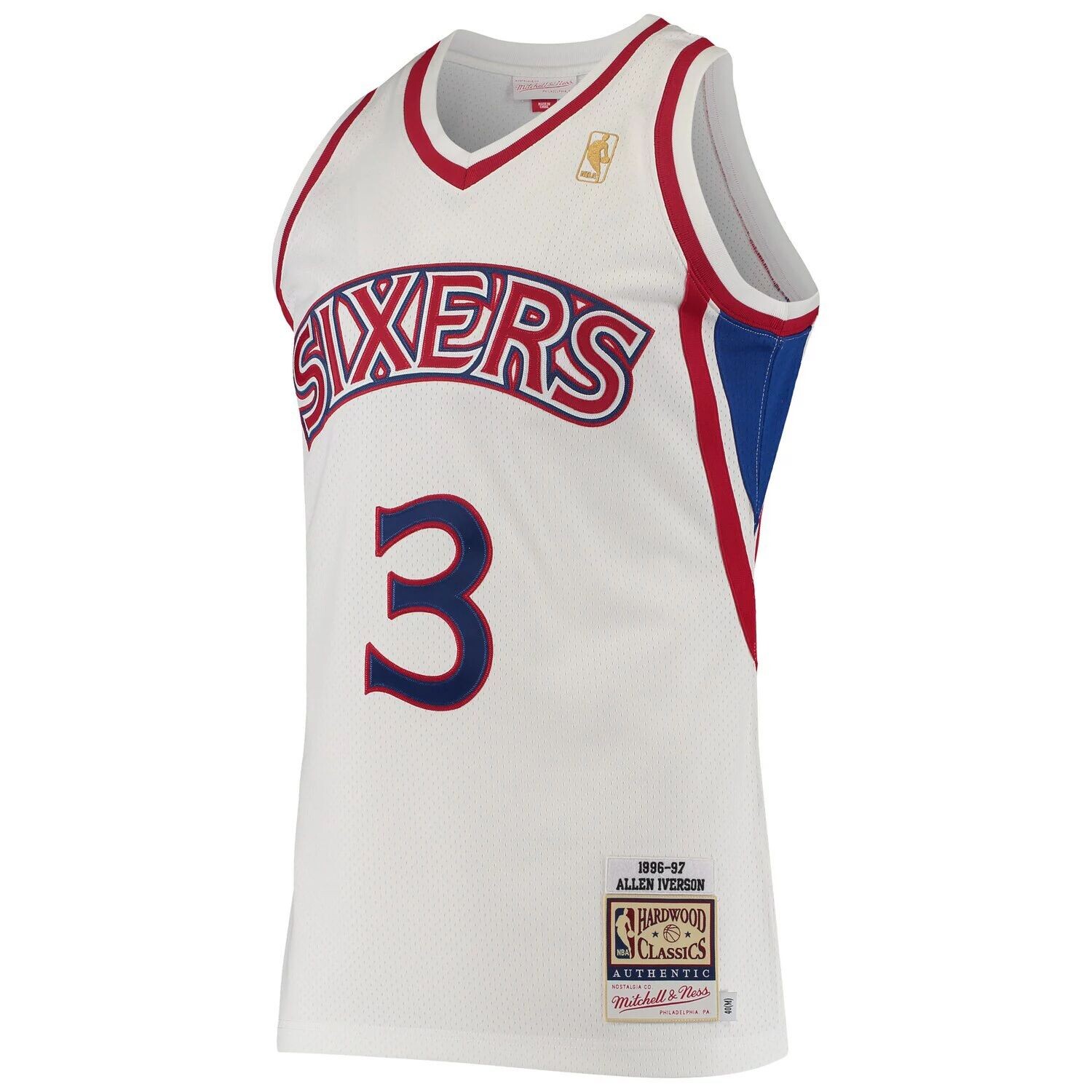 Мужские белые аутентичные джерси Mitchell & Ness Allen Iverson Philadelphia 76ers Hardwood Classics, Белый
Мужские белые аутентичные джерси Mitchell & Ness Allen Iverson Philadelphia 76ers Hardwood Classics, Белый