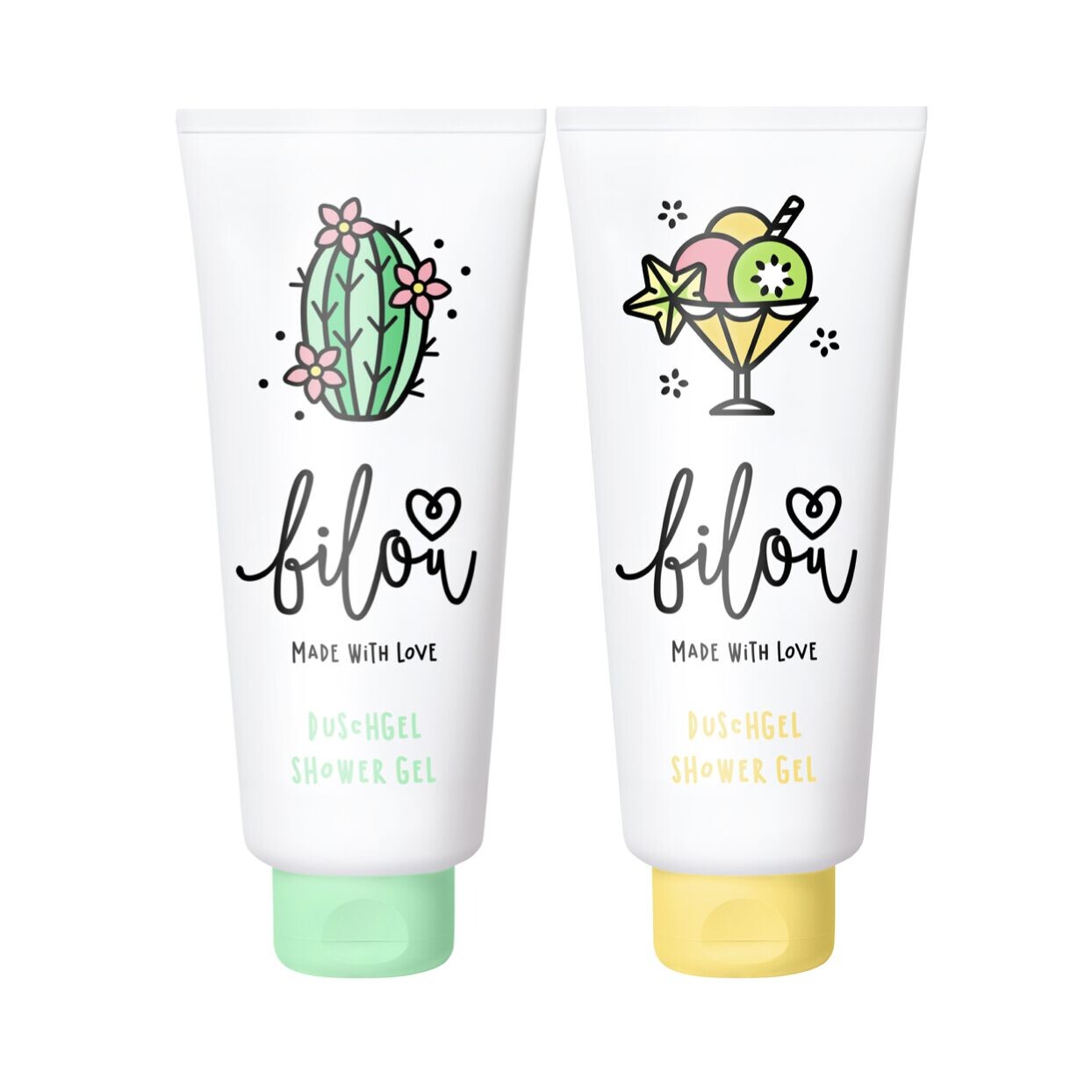 Bilou набор: Гель для душа Tropical Kiwi, 200 мл + Гель для душа Bloomy Cactus, 200 мл
Bilou набор: Гель для душа Tropical Kiwi, 200 мл + Гель для душа Bloomy Cactus, 200 мл