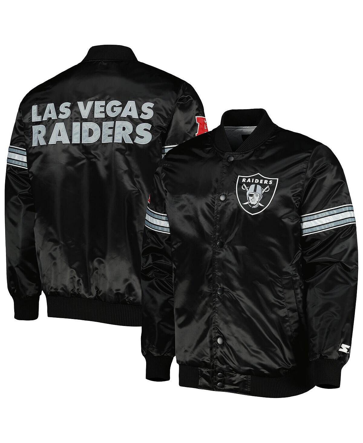 Мужская черная куртка las vegas raiders the pick and roll full-snap Starter, черный
Мужская черная куртка las vegas raiders the pick and roll full-snap Starter, черный