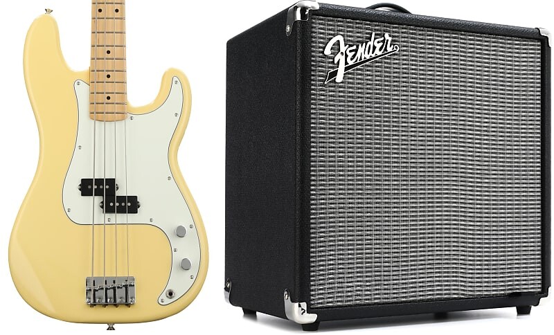 Бас-гитара Fender Player Precision Bass — Buttercream с кленовой накладкой на гриф в комплекте с Fender Rumble 25 1x8″ 25-ваттный басовый комбоусилитель 0149802534=1 2370200000=1
Бас-гитара Fender Player Precision Bass — Buttercream с кленовой накладкой на гриф в комплекте с Fender Rumble 25 1x8″ 25-ваттный басовый комбоусилитель 0149802534=1 2370200000=1