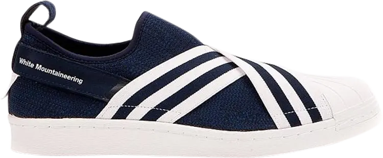 Кроссовки Adidas White Mountaineering x Superstar Slip On PK 'Collegiate Navy', синий
Кроссовки Adidas White Mountaineering x Superstar Slip On PK 'Collegiate Navy', синий