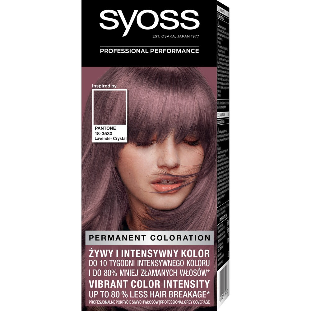 Syoss Перманентное окрашивание Pantone краска для волос перманентное окрашивание 8-23 Lavender Crystal
Syoss Перманентное окрашивание Pantone краска для волос перманентное окрашивание 8-23 Lavender Crystal