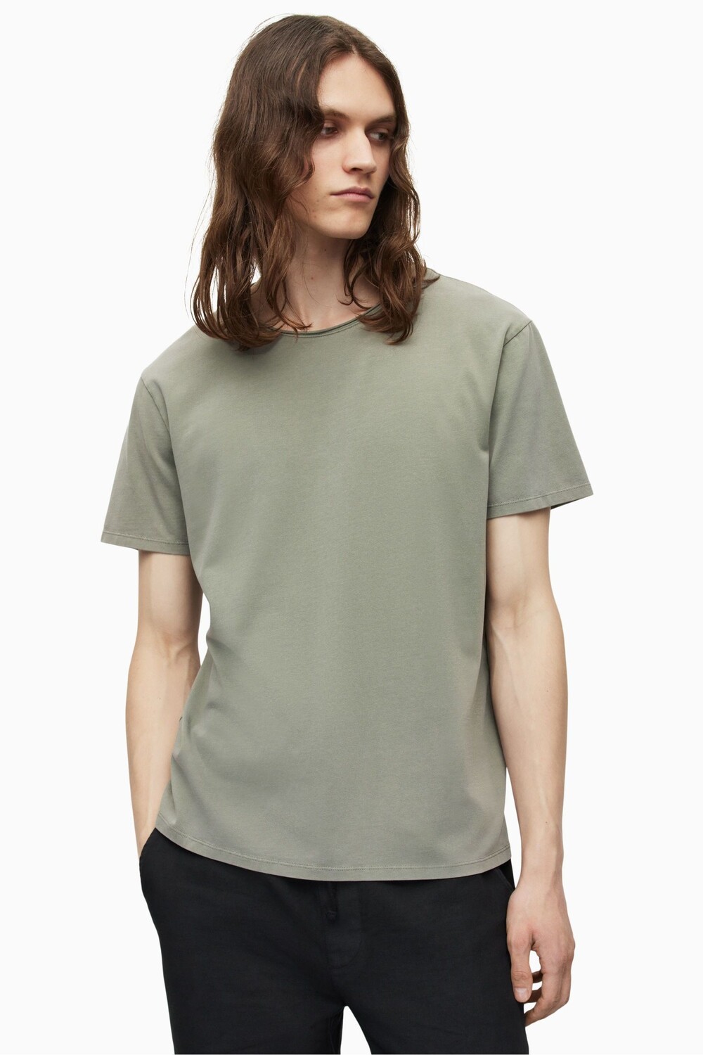 Зеленая футболка с круглым вырезом AllSaints Bodega Raw Edge All Saints, зеленый
Зеленая футболка с круглым вырезом AllSaints Bodega Raw Edge All Saints, зеленый