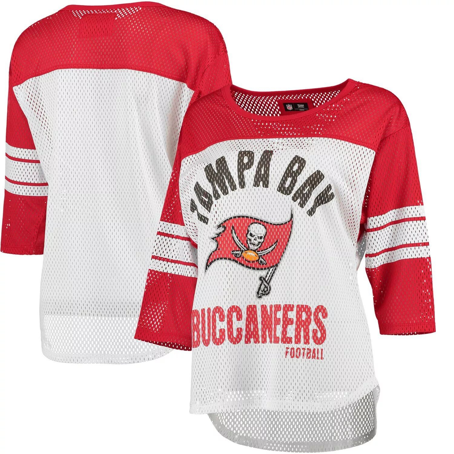 Женская сетчатая футболка G-III 4Her by Carl Banks бело-красная Tampa Bay Buccaneers First Team с рукавами три четверти G-III
Женская сетчатая футболка G-III 4Her by Carl Banks бело-красная Tampa Bay Buccaneers First Team с рукавами три четверти G-III
