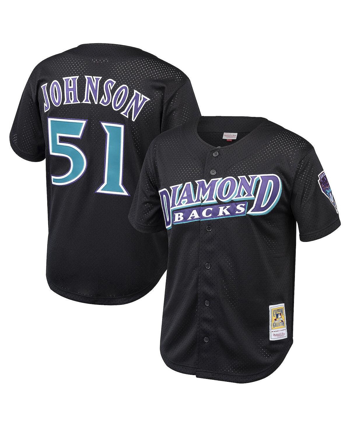 Молодежный Джерси Randy Johnson Black Arizona Diamondbacks Cooperstown Collection для мальчиков, сетчатый тренировочный трикотаж с ватиновым принтом Mitchell & Ness
Молодежный Джерси Randy Johnson Black Arizona Diamondbacks Cooperstown Collection для мальчиков, сетчатый тренировочный трикотаж с ватиновым принтом Mitchell & Ness