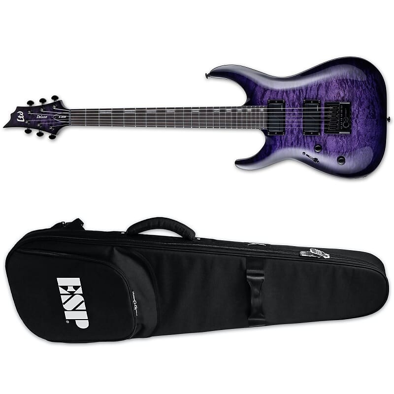Электрогитара ESP LTD H-1000 EverTune LH Left-Handed Electric Guitar See Thru Purple Sunburst QM Quilted Maple + ESP Gig Bag BRAND NEW H1000
Электрогитара ESP LTD H-1000 EverTune LH Left-Handed Electric Guitar See Thru Purple Sunburst QM Quilted Maple + ESP Gig Bag BRAND NEW H1000