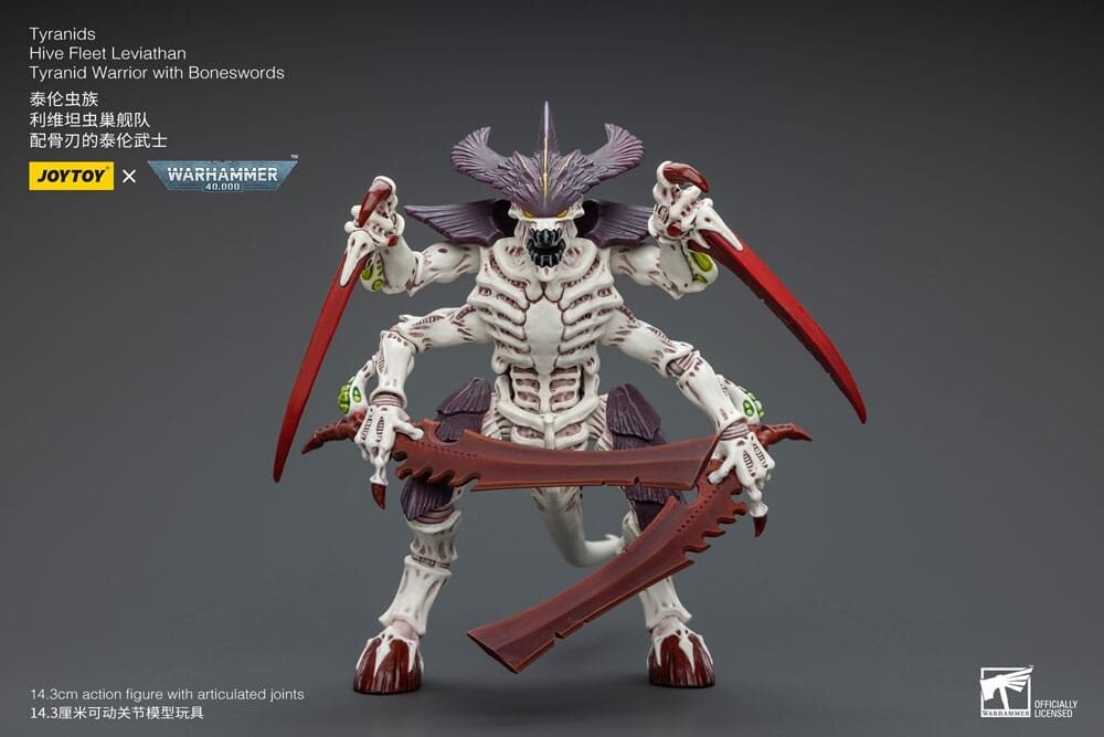 Фигурка Warhammer 40k 1/18 — Флот-улей Тиранидов Левиафан Тиранид-воин с костяными мечами Inna marka
Фигурка Warhammer 40k 1/18 — Флот-улей Тиранидов Левиафан Тиранид-воин с костяными мечами Inna marka