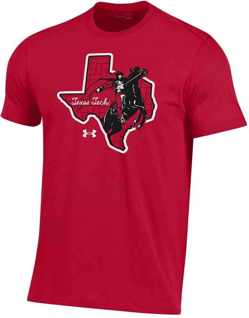 Мужская красная хлопковая футболка Under Armour Texas Tech Red Raiders Red Performance
Мужская красная хлопковая футболка Under Armour Texas Tech Red Raiders Red Performance