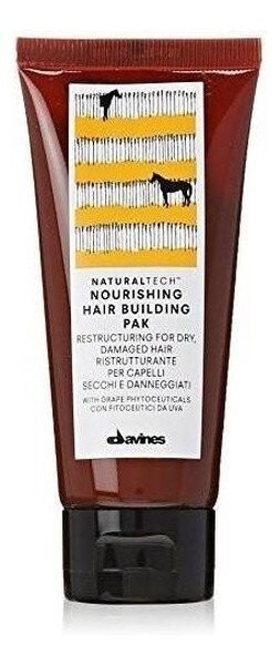 Davines, Naturaltech Nourishing Hair Building Pak, питательная регенерирующая маска, 60 мл
Davines, Naturaltech Nourishing Hair Building Pak, питательная регенерирующая маска, 60 мл