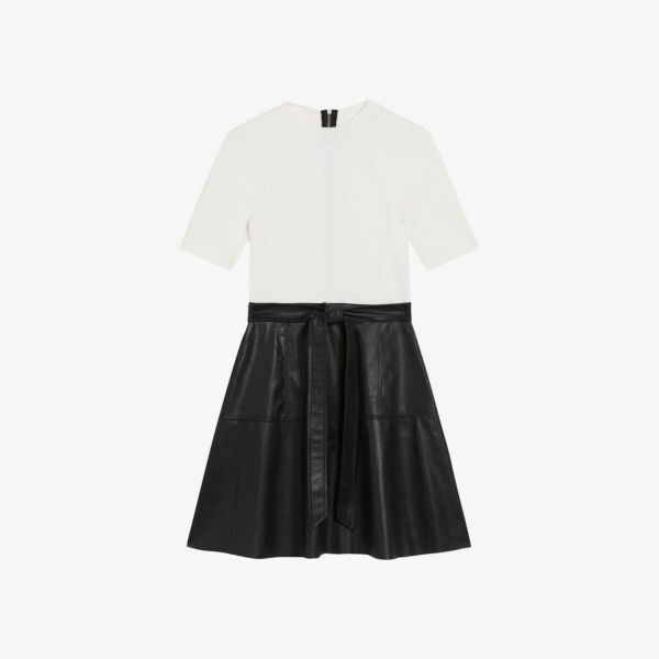 Мини-платье oliyia из ткани и искусственной кожи с контрастной юбкой Ted Baker, черный
Мини-платье oliyia из ткани и искусственной кожи с контрастной юбкой Ted Baker, черный
