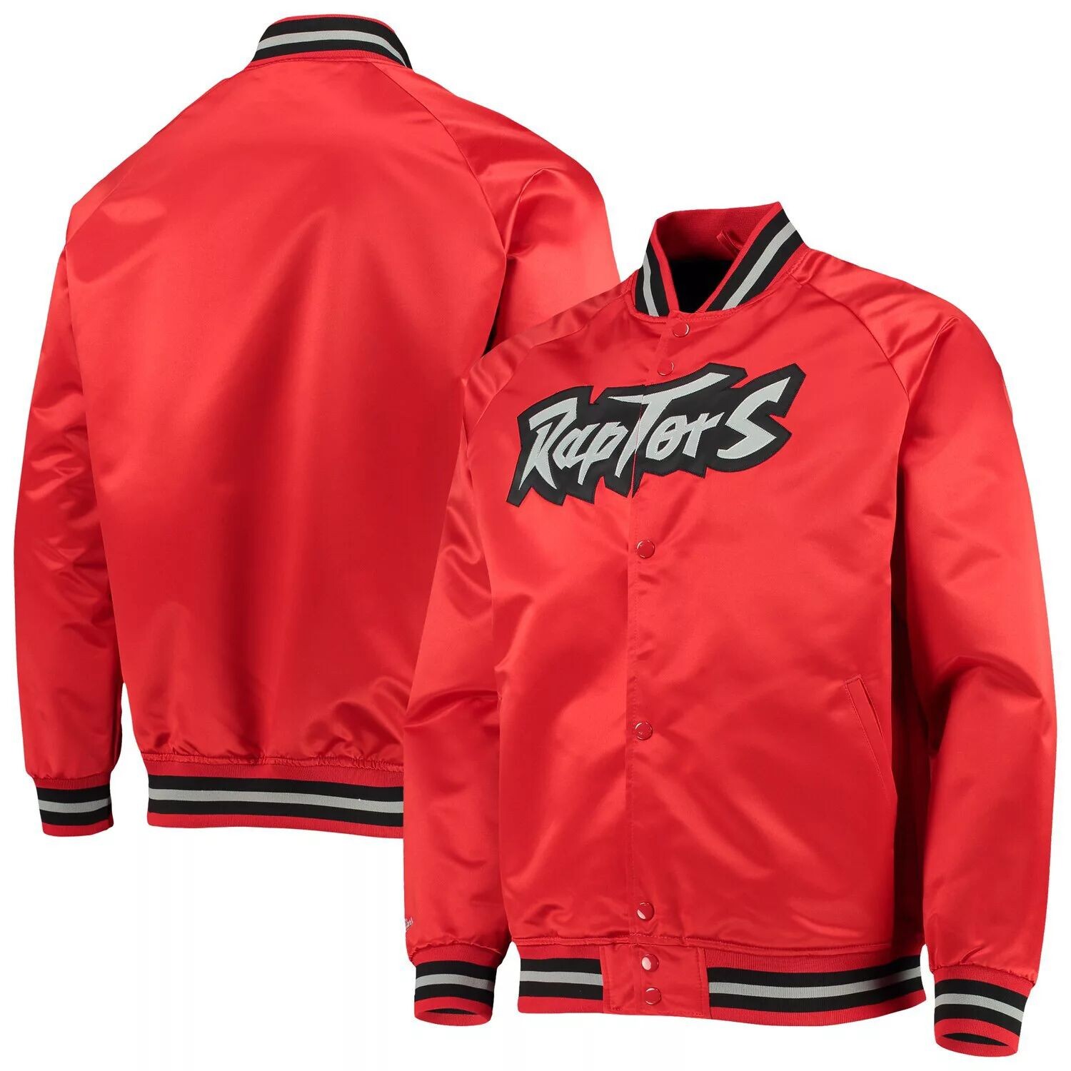 Мужская классическая атласная куртка реглан Mitchell & Ness красная Toronto Raptors из твердой древесины, Красный
Мужская классическая атласная куртка реглан Mitchell & Ness красная Toronto Raptors из твердой древесины, Красный