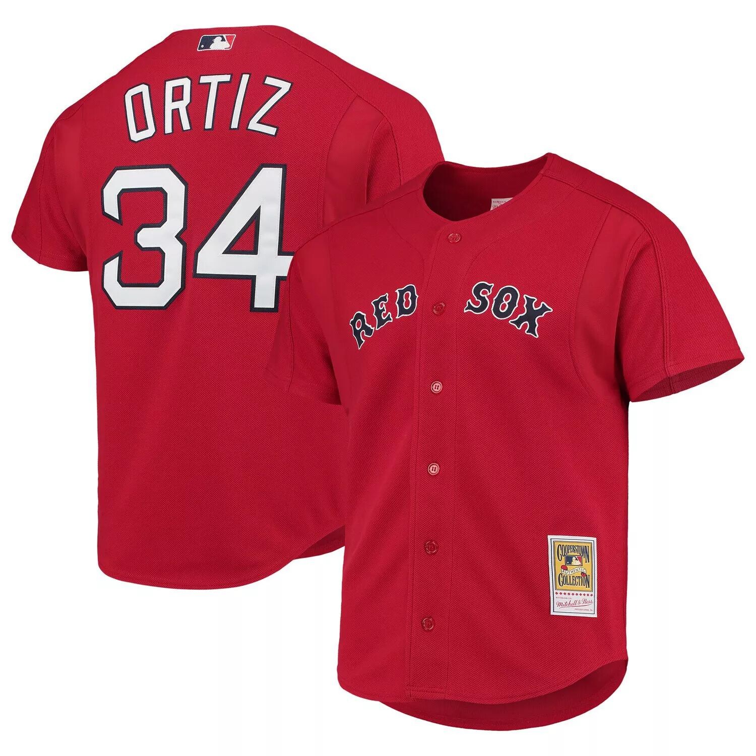 Мужская футболка Mitchell & Ness David Ortiz Red Boston Red Sox Cooperstown Collection из сетки для тренировки ватина
Мужская футболка Mitchell & Ness David Ortiz Red Boston Red Sox Cooperstown Collection из сетки для тренировки ватина