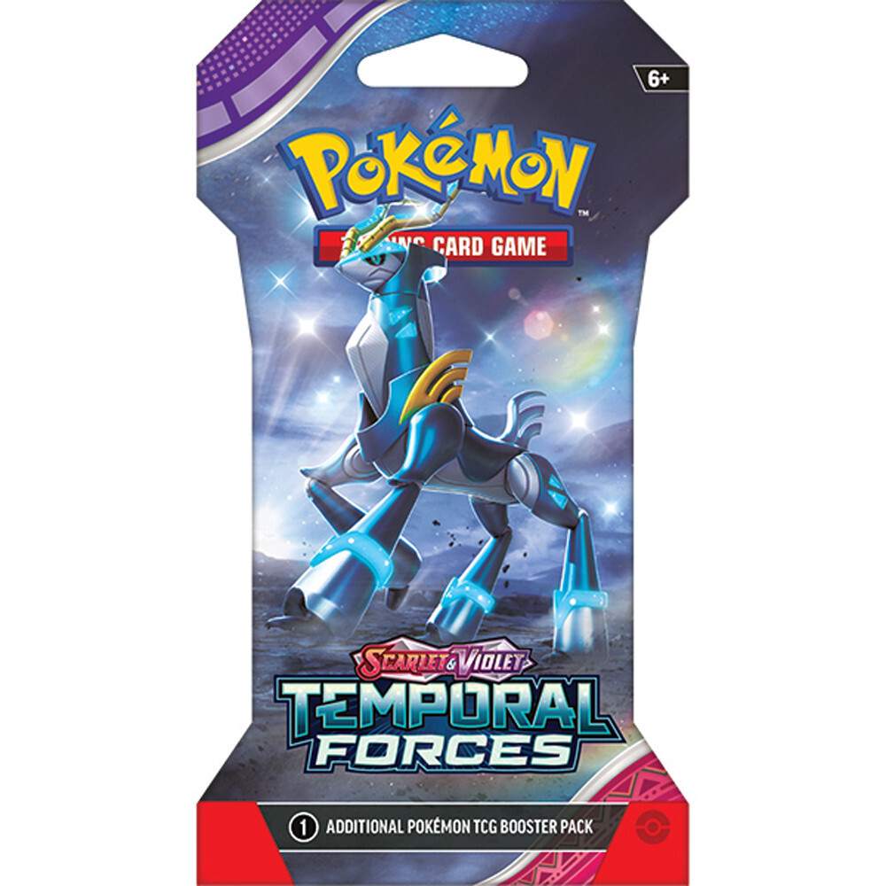 Карточная игра The Pokemon Company Int'l Pokemon TCG: Scarlet & Violet: Temporal Forces - Sleeved Booster Pack
Карточная игра The Pokemon Company Int'l Pokemon TCG: Scarlet & Violet: Temporal Forces - Sleeved Booster Pack