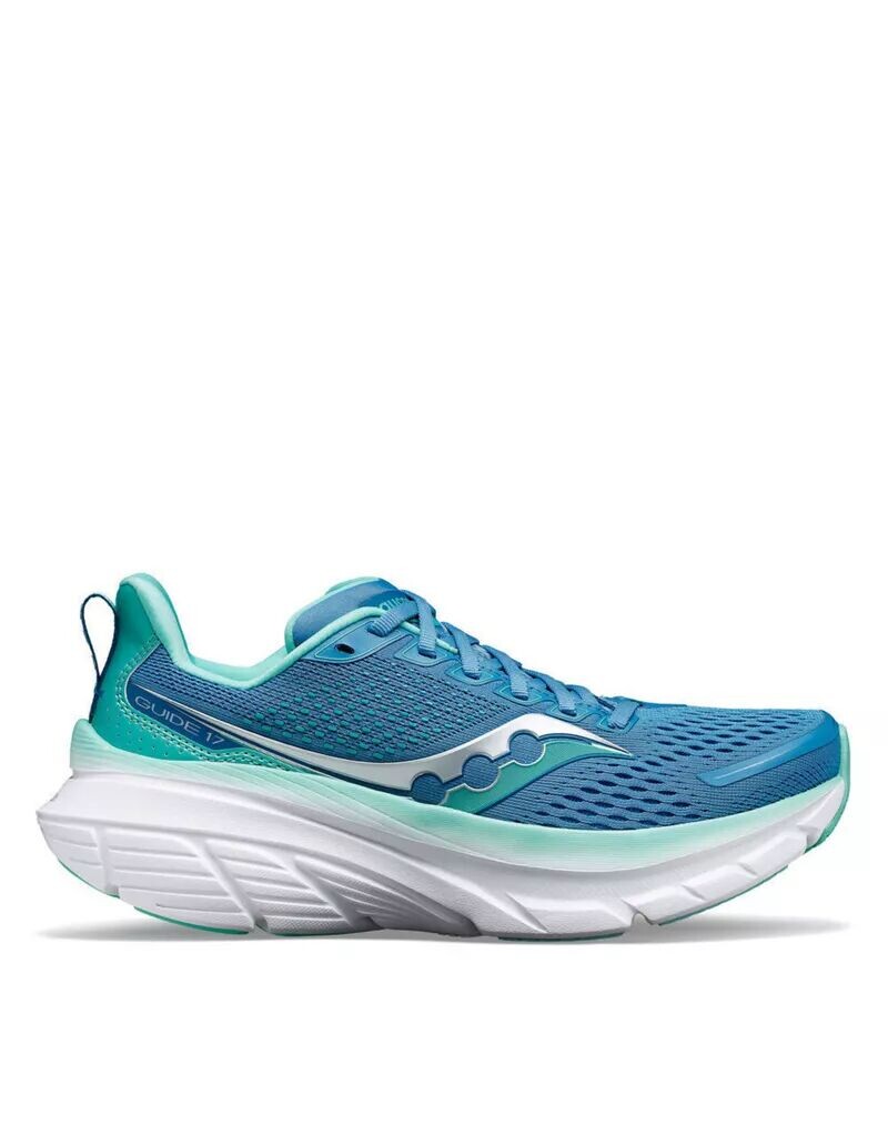 Saucony – Guide 17 – Структурированные, амортизирующие кроссовки для бега в цветах Breeze и Mint
Saucony – Guide 17 – Структурированные, амортизирующие кроссовки для бега в цветах Breeze и Mint