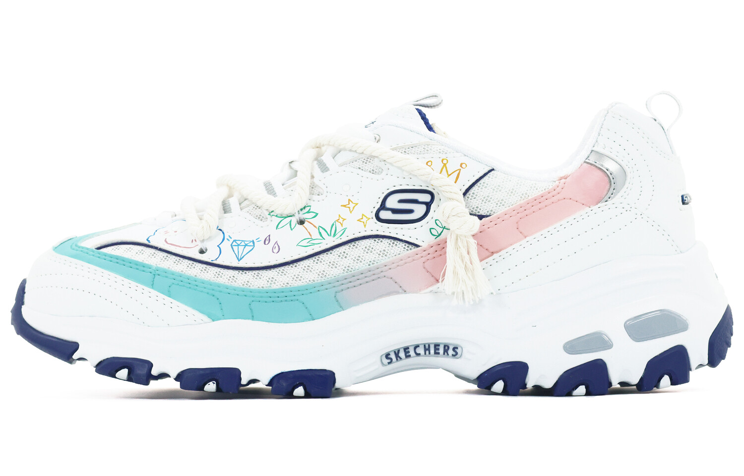 Кроссовки Skechers D"Lites 1.0 Chunky Sneakers Women's Low-top White/pink/blue, красный
Кроссовки Skechers D"Lites 1.0 Chunky Sneakers Women's Low-top White/pink/blue, красный