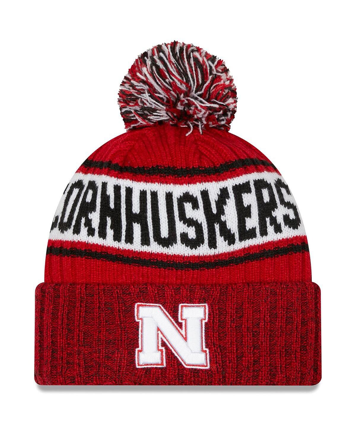 Мужская вязаная шапка Scarlet Nebraska Huskers с манжетами и помпоном New Era
Мужская вязаная шапка Scarlet Nebraska Huskers с манжетами и помпоном New Era