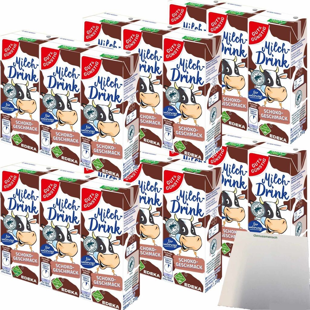 Gut& Milk Drink Chocolate насыщенный шоколадный вкус с нежирным молоком и бумажными соломинками, упаковка 6 шт. (18x200 мл) + обычный блок USY
Gut& Milk Drink Chocolate насыщенный шоколадный вкус с нежирным молоком и бумажными соломинками, упаковка 6 шт. (18x200 мл) + обычный блок USY