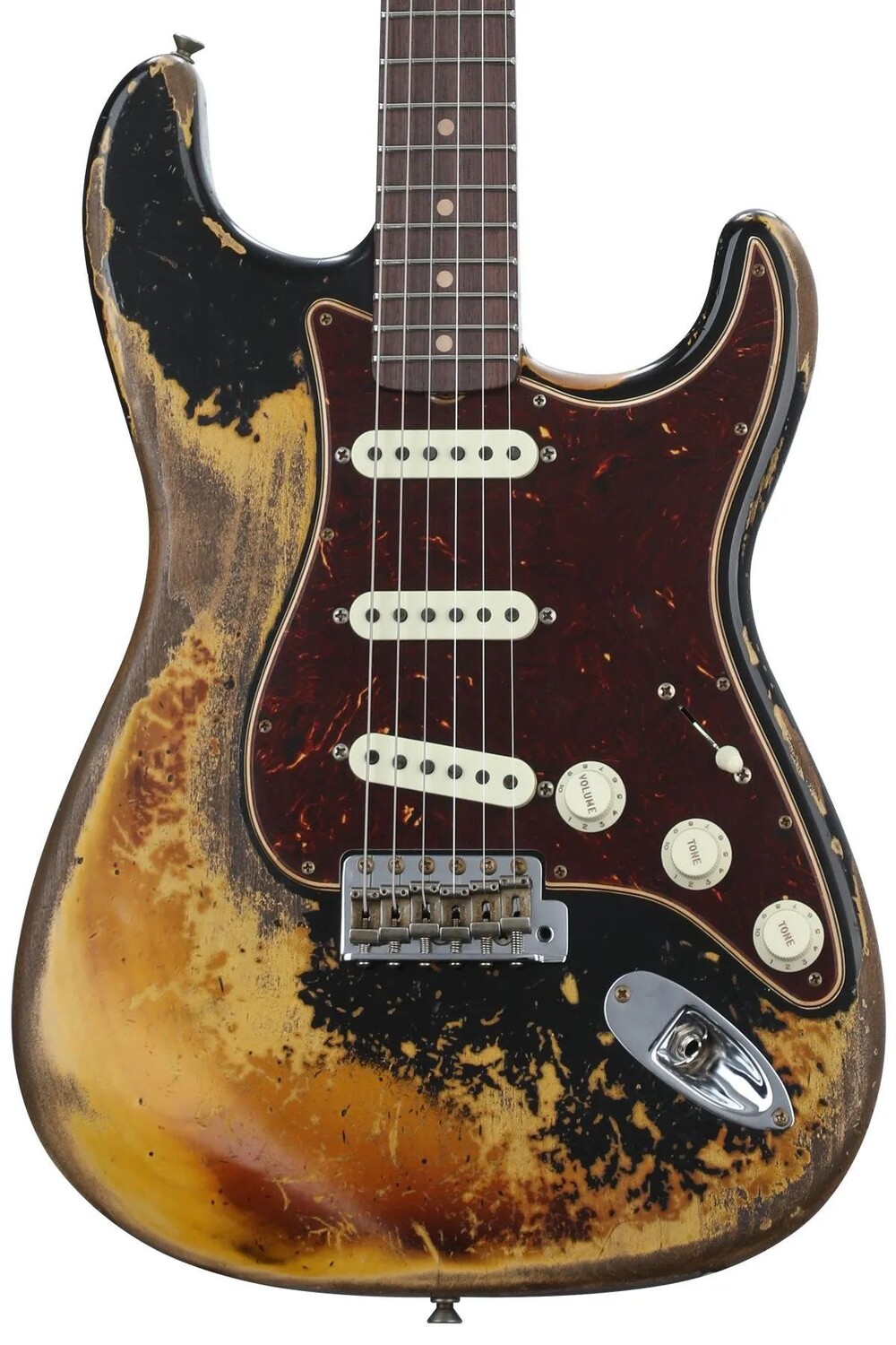 Ограниченный выпуск Fender Custom Shop Roasted Stratocaster '61 Super Heavy Relic — состаренный черный с трехцветным солнечным светом
Ограниченный выпуск Fender Custom Shop Roasted Stratocaster '61 Super Heavy Relic — состаренный черный с трехцветным солнечным светом
