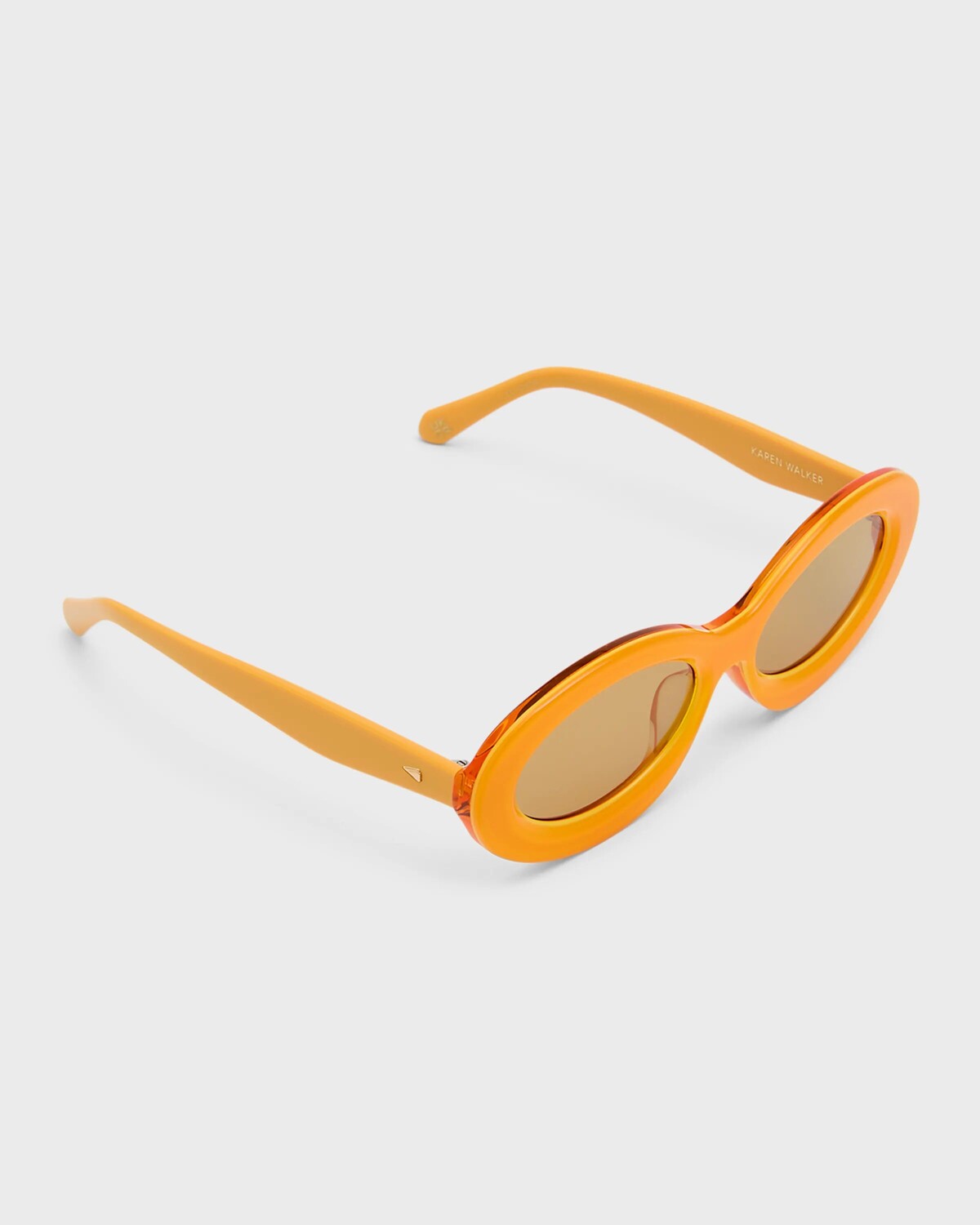 Монохромные овальные солнцезащитные очки из ацетата Karen Walker, цвет Marigold Multi
Монохромные овальные солнцезащитные очки из ацетата Karen Walker, цвет Marigold Multi
