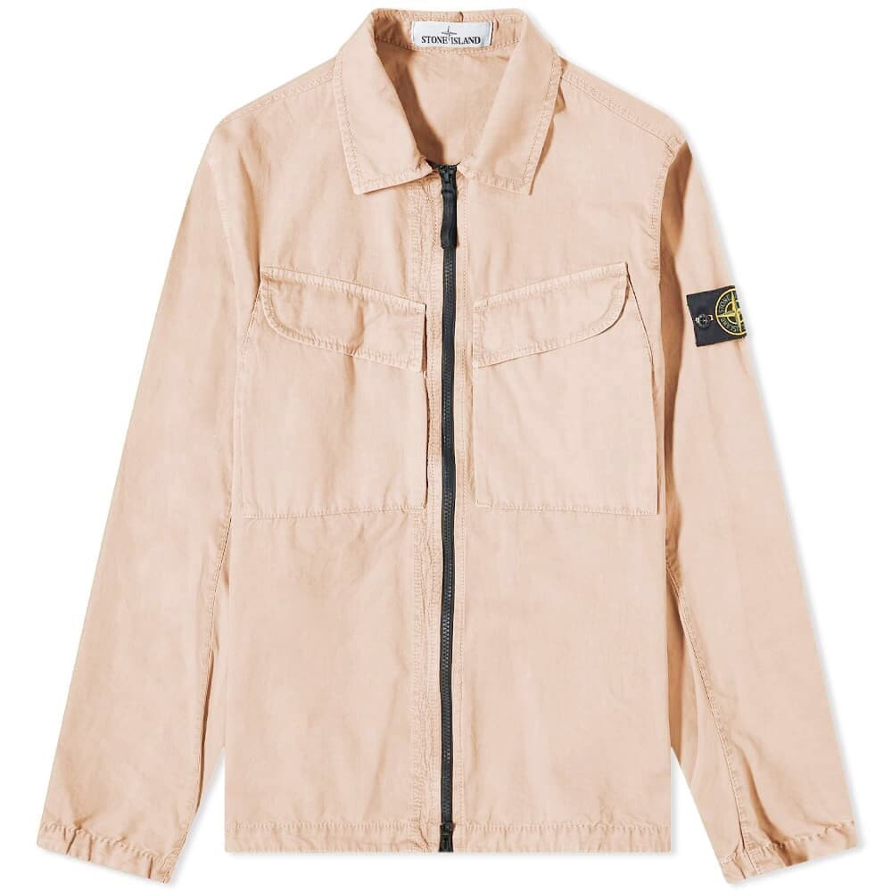 Верхняя рубашка на молнии из парусиновой ткани с начесом Stone Island, Серый
Верхняя рубашка на молнии из парусиновой ткани с начесом Stone Island, Серый