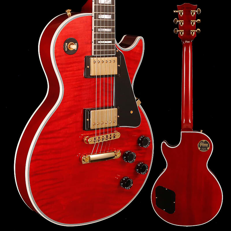 Электрогитара Gibson Les Paul Custom Figured, HAND SELECTED TOP Transparent Red Flame 9lbs 15oz
Электрогитара Gibson Les Paul Custom Figured, HAND SELECTED TOP Transparent Red Flame 9lbs 15oz