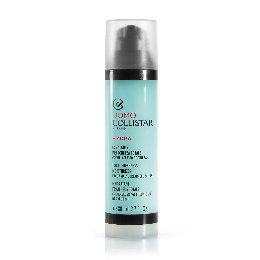 Collistar Uomo Hydra Total Freshness Moisturizer увлажняющий крем-гель для лица и глаз 24ч 80мл
Collistar Uomo Hydra Total Freshness Moisturizer увлажняющий крем-гель для лица и глаз 24ч 80мл