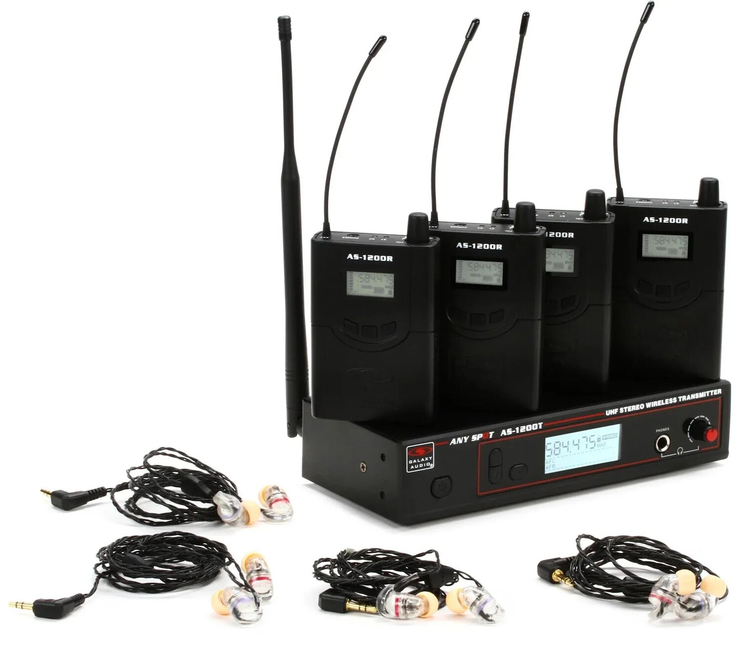 Беспроводная система внутриканального монитора Galaxy Audio AS-1206-4D — диапазон D
Беспроводная система внутриканального монитора Galaxy Audio AS-1206-4D — диапазон D