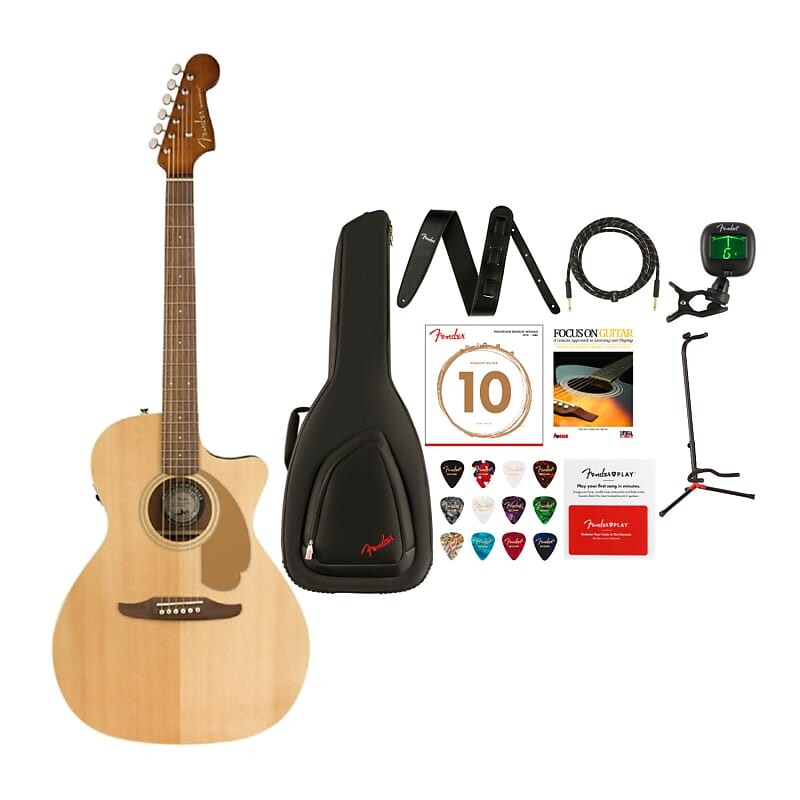 Акустическая гитара Fender Newporter Player (для правой руки, Natural Premium) с сумкой, ремнем, кабелем, подставкой, тюнером, струнами, медиаторами и комплектом аксессуаров
Акустическая гитара Fender Newporter Player (для правой руки, Natural Premium) с сумкой, ремнем, кабелем, подставкой, тюнером, струнами, медиаторами и комплектом аксессуаров