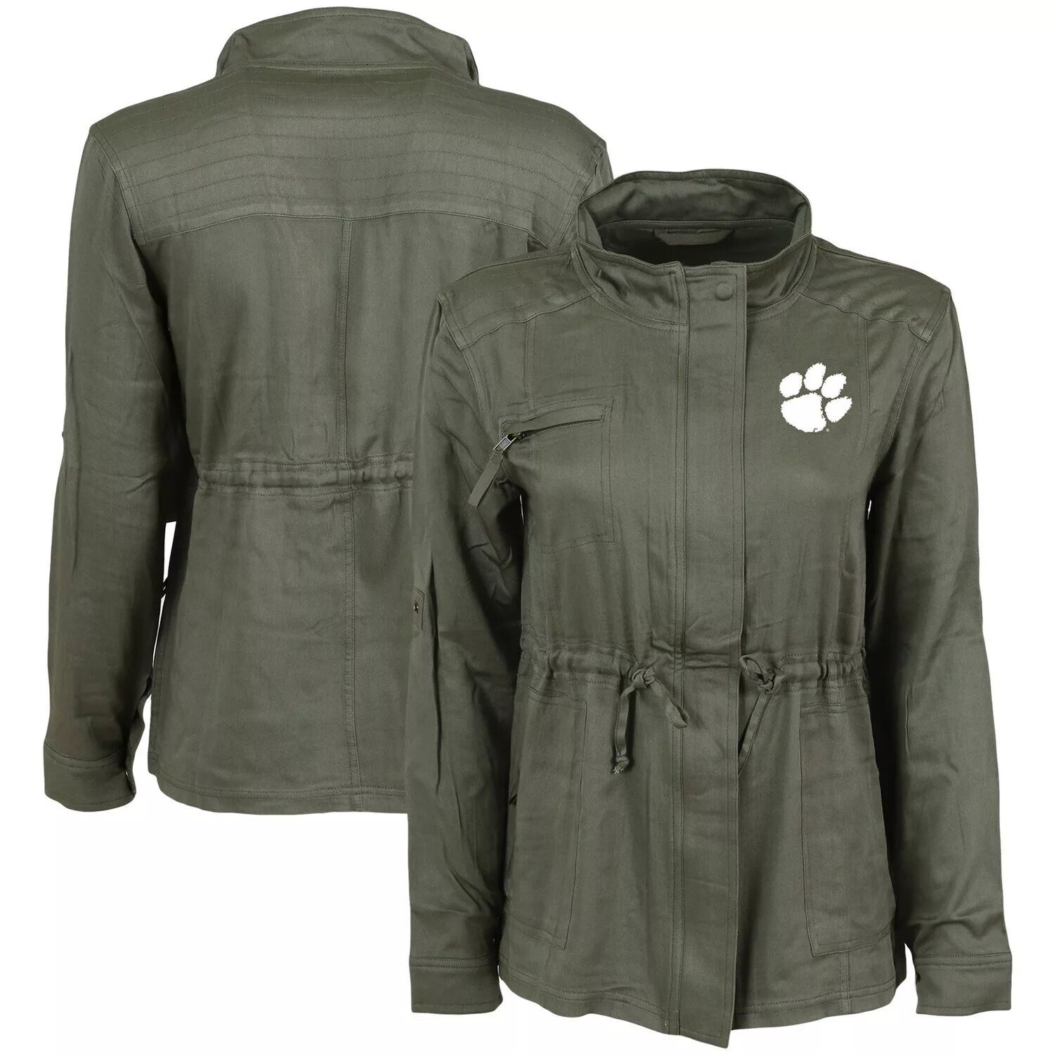 Женская оливковая куртка с молнией во всю длину Clemson Tigers Sierra Surplus, Зеленый
Женская оливковая куртка с молнией во всю длину Clemson Tigers Sierra Surplus, Зеленый