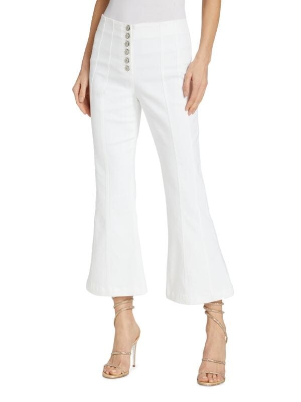 Джинсы Tlj Meryl Cinq À Sept расклешенные, белый
Джинсы Tlj Meryl Cinq À Sept расклешенные, белый