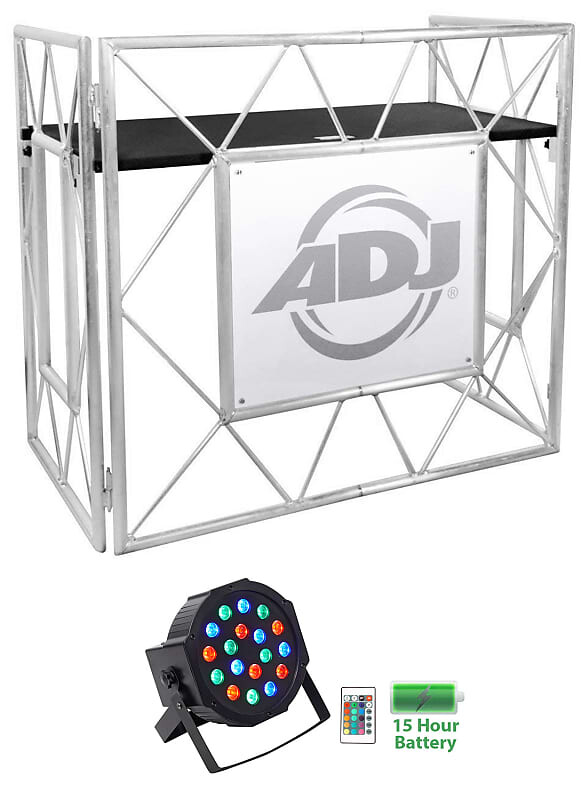 Американский DJ Pro Event Table II Metal DJ Booth Truss Facade+Battery Par Light American DJ Pro Event Table II+BATTERY PAR 50
Американский DJ Pro Event Table II Metal DJ Booth Truss Facade+Battery Par Light American DJ Pro Event Table II+BATTERY PAR 50
