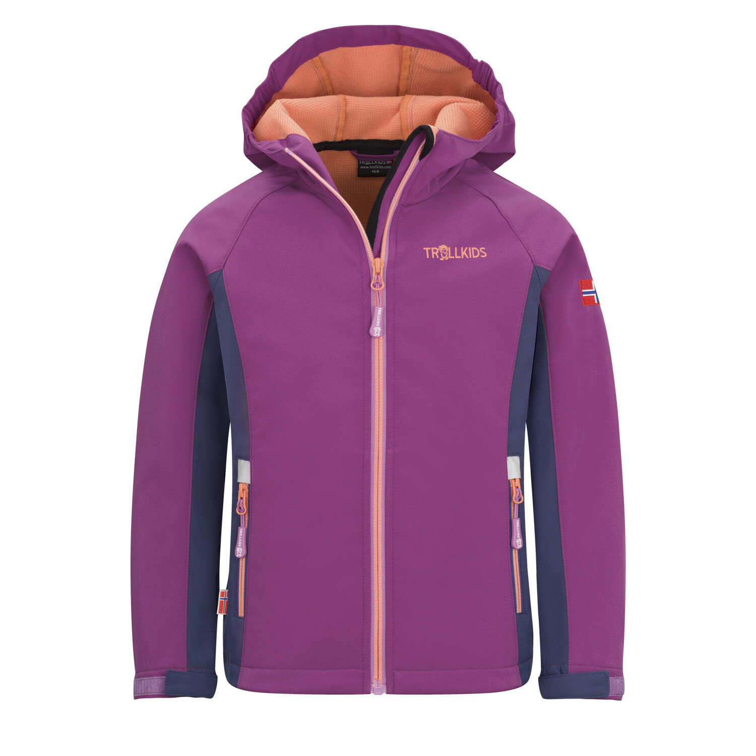 Куртка софтшелл Trollkids Softshell Jacke Kristiansand, цвет Malvenpink/Violettblau/Papayaorange
Куртка софтшелл Trollkids Softshell Jacke Kristiansand, цвет Malvenpink/Violettblau/Papayaorange