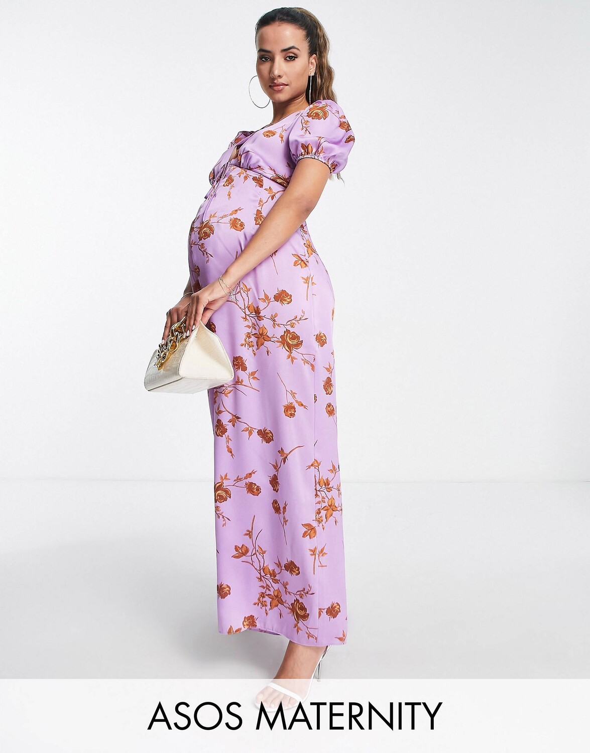 Сатиновый комбинезон с цветочным принтом и рукавами-фонариками ASOS DESIGN Maternity
Сатиновый комбинезон с цветочным принтом и рукавами-фонариками ASOS DESIGN Maternity