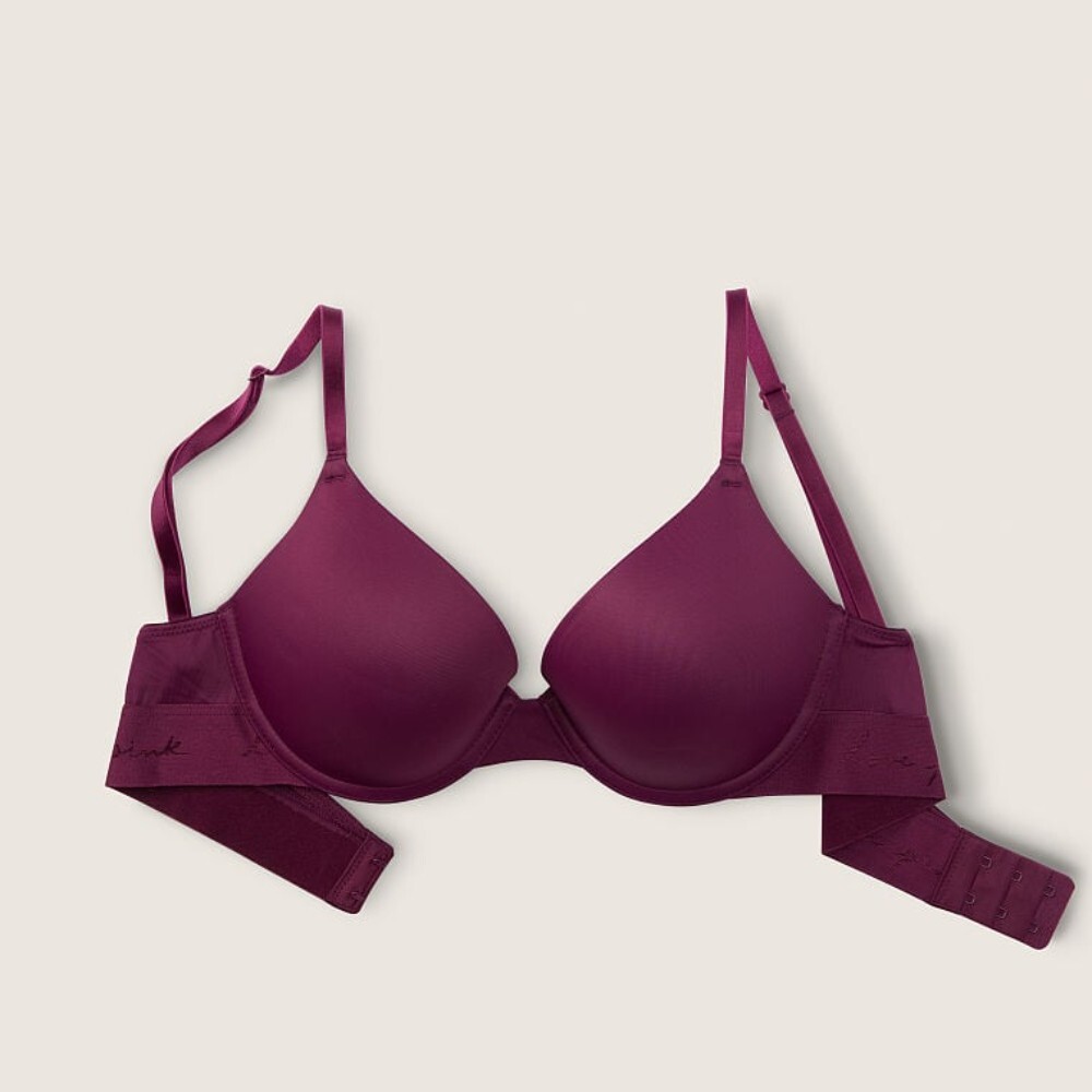 Бюстгальтер на косточках Victoria's Secret Pink Wear Everywhere Push-up, бордовый
Бюстгальтер на косточках Victoria's Secret Pink Wear Everywhere Push-up, бордовый