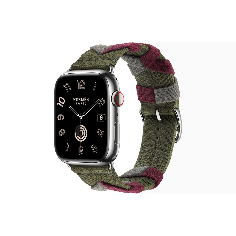 Умные часы Apple Watch Series 9 Hermes (GPS + Cellular), 45мм, Silver Case/Kaki Bridon Single Tour, Серебристый
Умные часы Apple Watch Series 9 Hermes (GPS + Cellular), 45мм, Silver Case/Kaki Bridon Single Tour, Серебристый