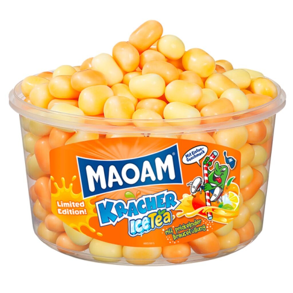 Конфеты жевательные Maoam Kracher Ice Tea с шипучей начинкой 265 штук 1200г Haribo
Конфеты жевательные Maoam Kracher Ice Tea с шипучей начинкой 265 штук 1200г Haribo