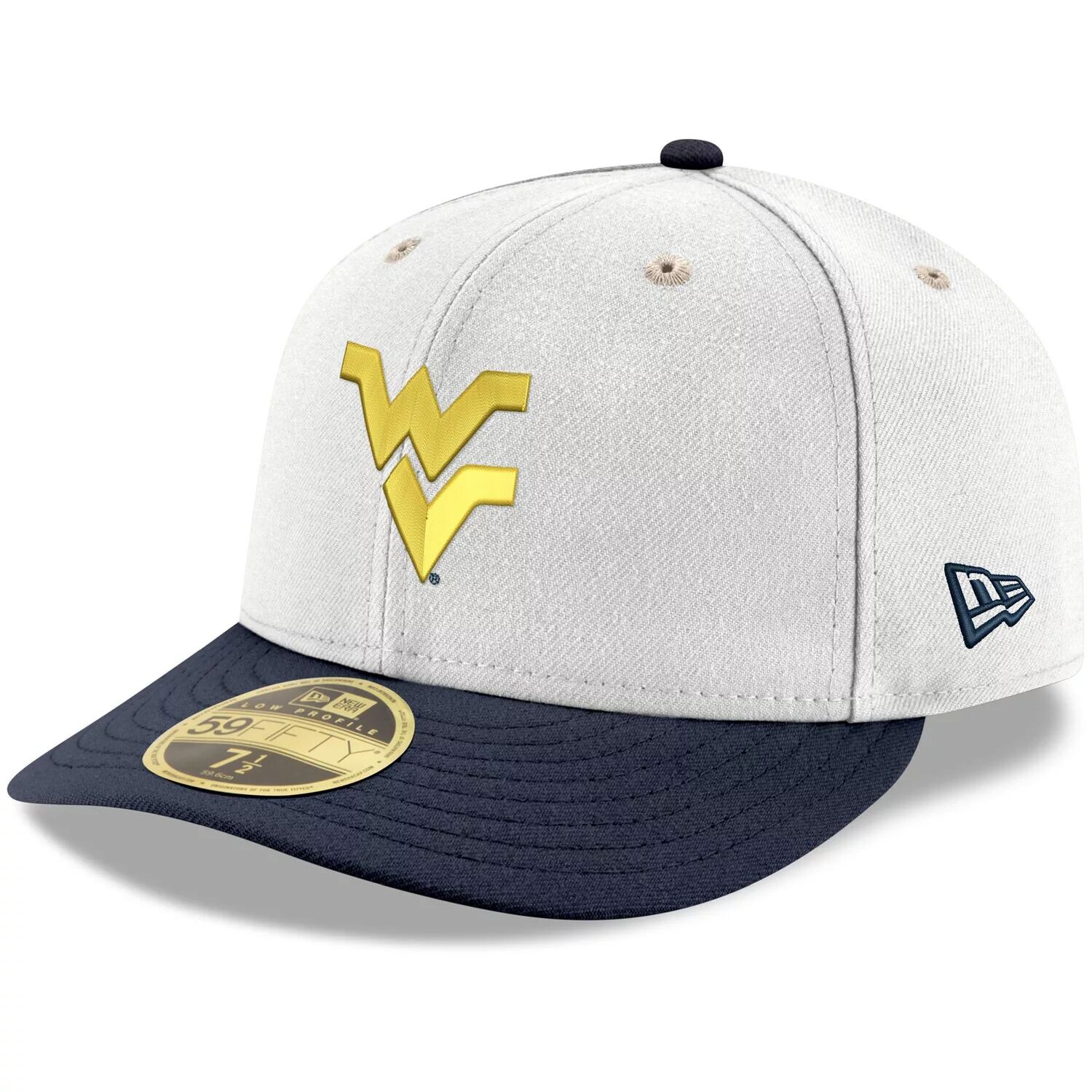 Мужская шляпа New Era White/темно-синяя, West Virginia Mountaineers, базовая низкопрофильная 59FIFTY, облегающая шляпа
Мужская шляпа New Era White/темно-синяя, West Virginia Mountaineers, базовая низкопрофильная 59FIFTY, облегающая шляпа