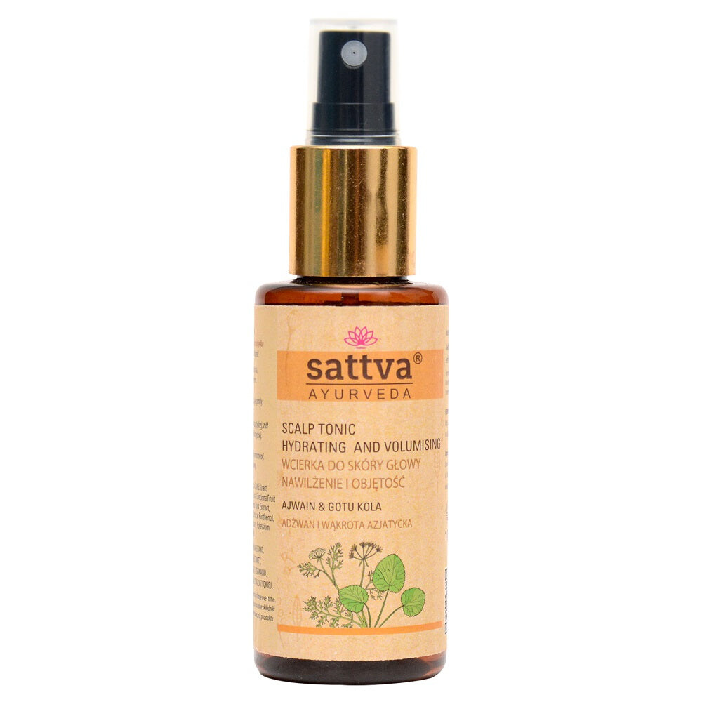 Sattva Scalp Tonic Hydrating and Volumising втирает в кожу головы, увлажняет и придает объем Ajwain & Gotukola 100мл
Sattva Scalp Tonic Hydrating and Volumising втирает в кожу головы, увлажняет и придает объем Ajwain & Gotukola 100мл
