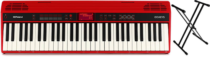 Комплект 61-клавишной клавиатуры для создания музыки Roland GO:KEYS с Gator Frameworks GFW-KEY-2000X Deluxe X-Style Keyboard Stand Roland + Gator Frameworks GO-61K=1 GFW-KEY-2000X=1
Комплект 61-клавишной клавиатуры для создания музыки Roland GO:KEYS с Gator Frameworks GFW-KEY-2000X Deluxe X-Style Keyboard Stand Roland + Gator Frameworks GO-61K=1 GFW-KEY-2000X=1