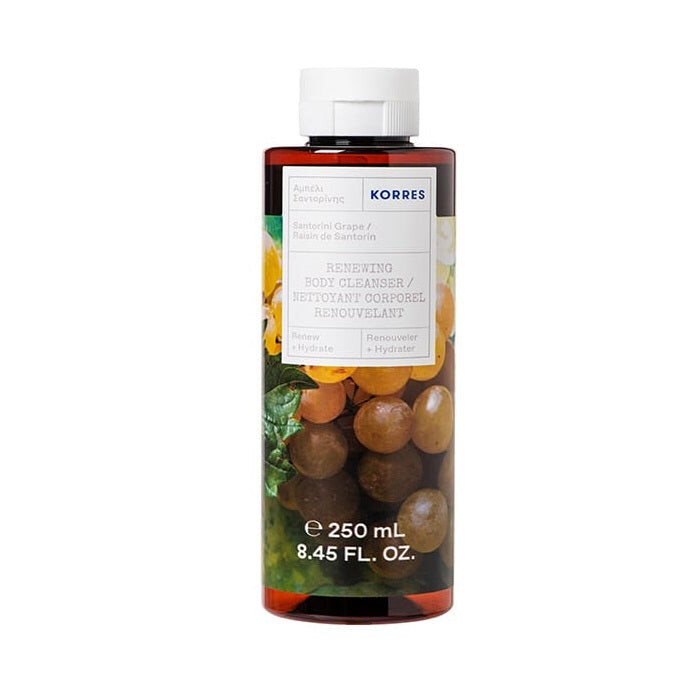 Korres Гель для душа Santorini Grape Renewing Body Cleanser восстанавливающий 250мл
Korres Гель для душа Santorini Grape Renewing Body Cleanser восстанавливающий 250мл