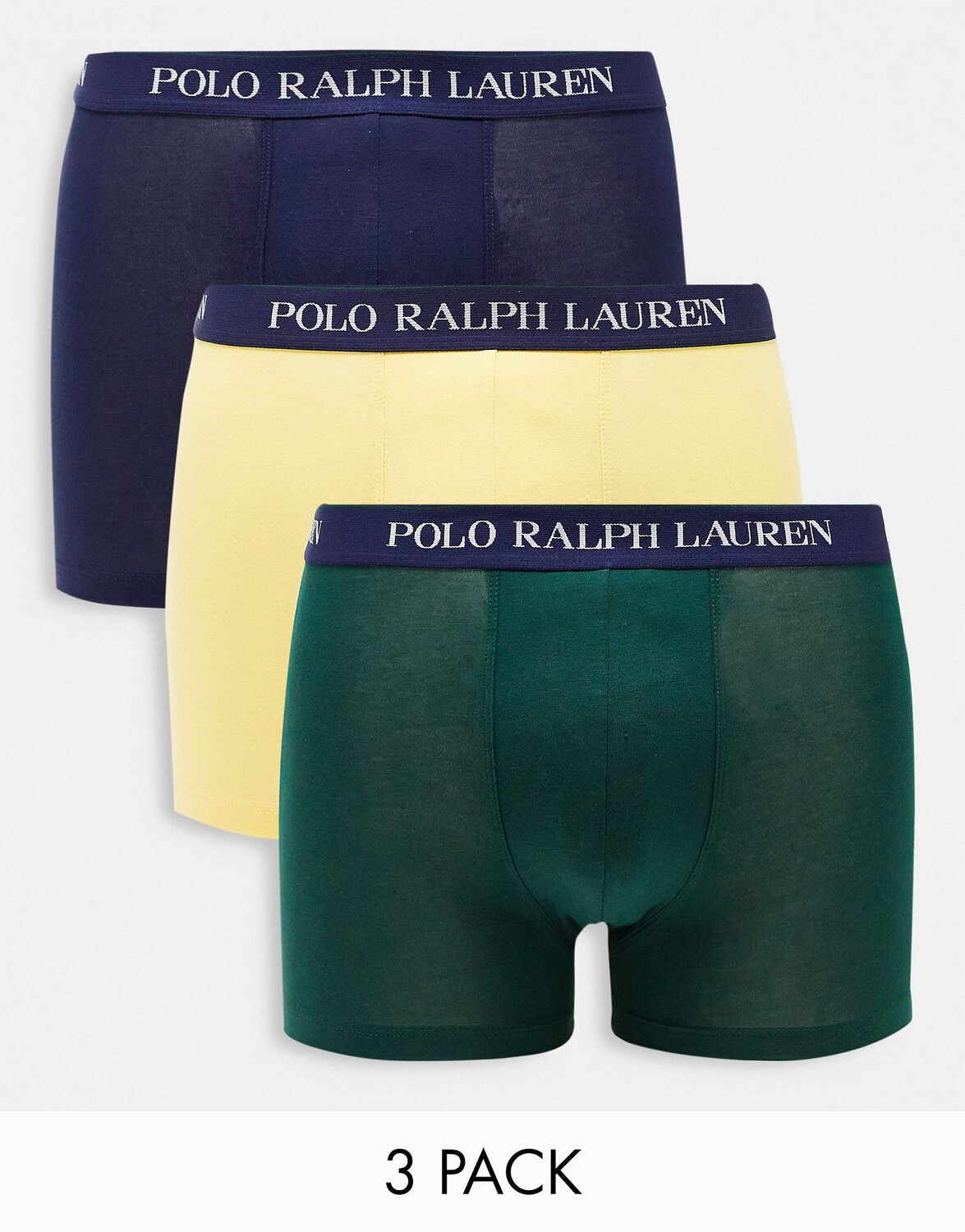 Комплект из 3 пар трусов Polo Ralph Lauren желтого/зеленого/темно-синего цвета
Комплект из 3 пар трусов Polo Ralph Lauren желтого/зеленого/темно-синего цвета