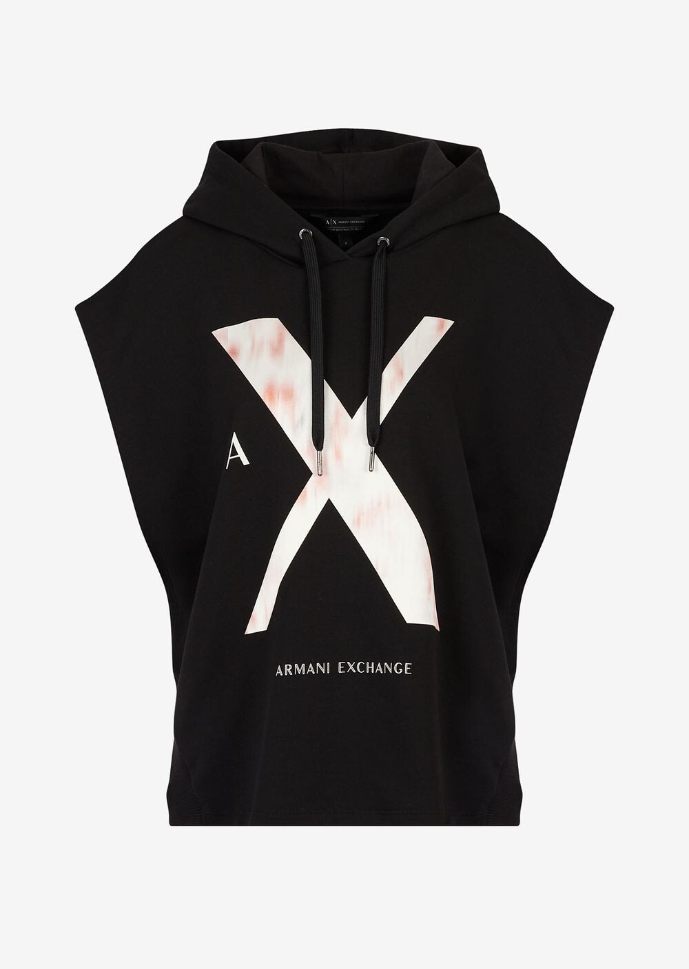 Толстовка из смесового органического хлопка с капюшоном и логотипом Armani Exchange, черный
Толстовка из смесового органического хлопка с капюшоном и логотипом Armani Exchange, черный