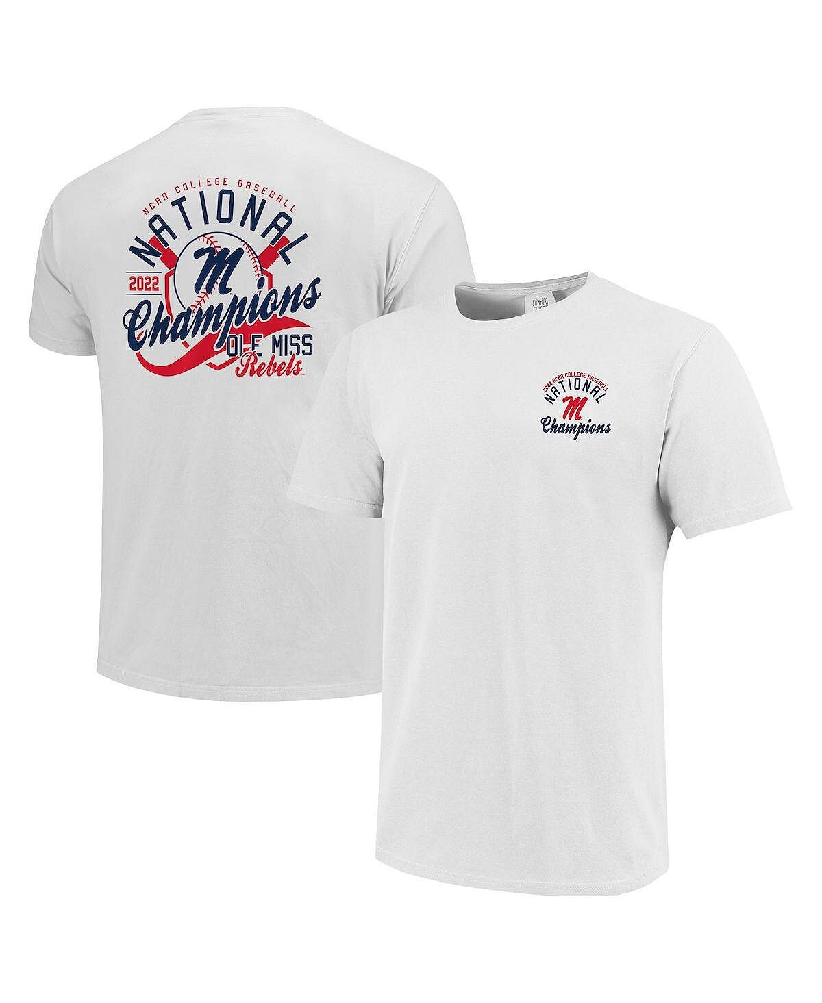 Мужская белая футболка ole miss rebels 2022 ncaa men's baseball college world series champions со сценарием Image One, белый
Мужская белая футболка ole miss rebels 2022 ncaa men's baseball college world series champions со сценарием Image One, белый