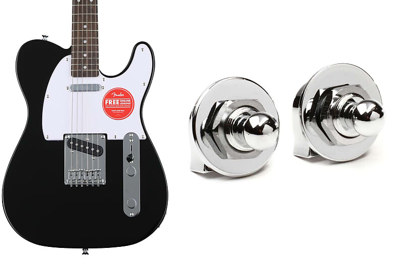 Электрогитара Squier Bullet Telecaster с грифом Laurel - черный комплект с замками и кнопками для ремешка Fender - хром Squier + Fender 0370045506=1 0990690000=1
Электрогитара Squier Bullet Telecaster с грифом Laurel - черный комплект с замками и кнопками для ремешка Fender - хром Squier + Fender 0370045506=1 0990690000=1