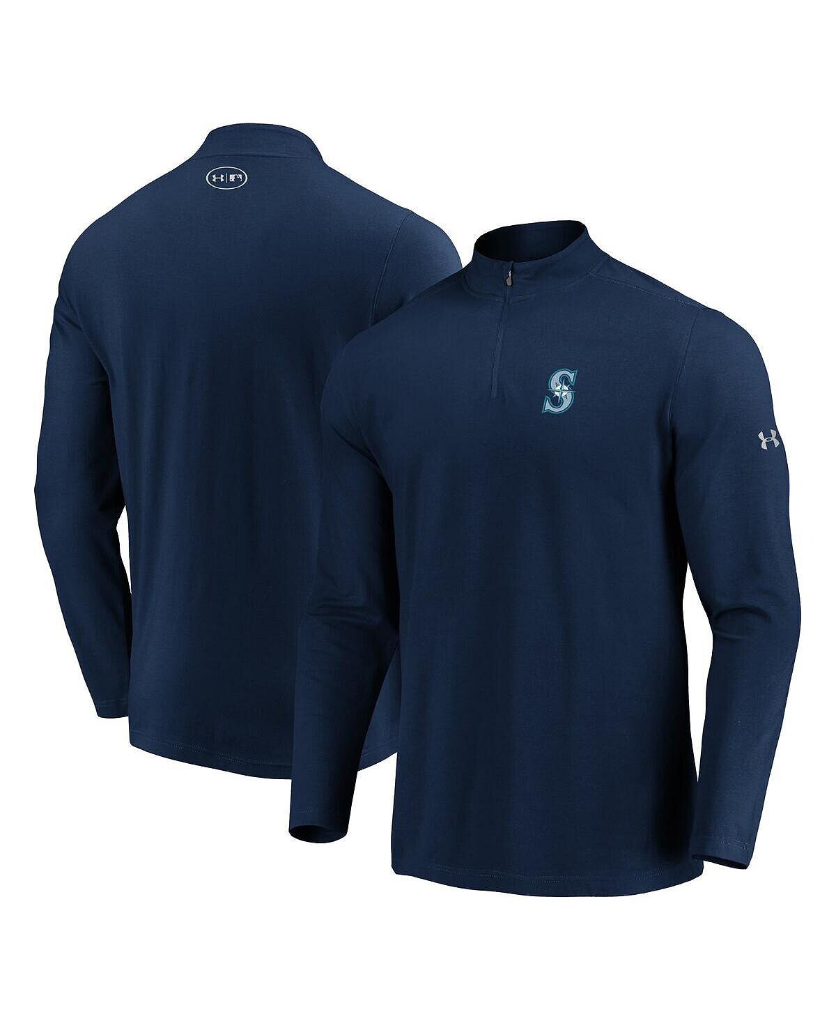 Мужская темно-синяя куртка-пуловер seattle mariners passion performance tri-blend с молнией на четверть Under Armour, синий
Мужская темно-синяя куртка-пуловер seattle mariners passion performance tri-blend с молнией на четверть Under Armour, синий