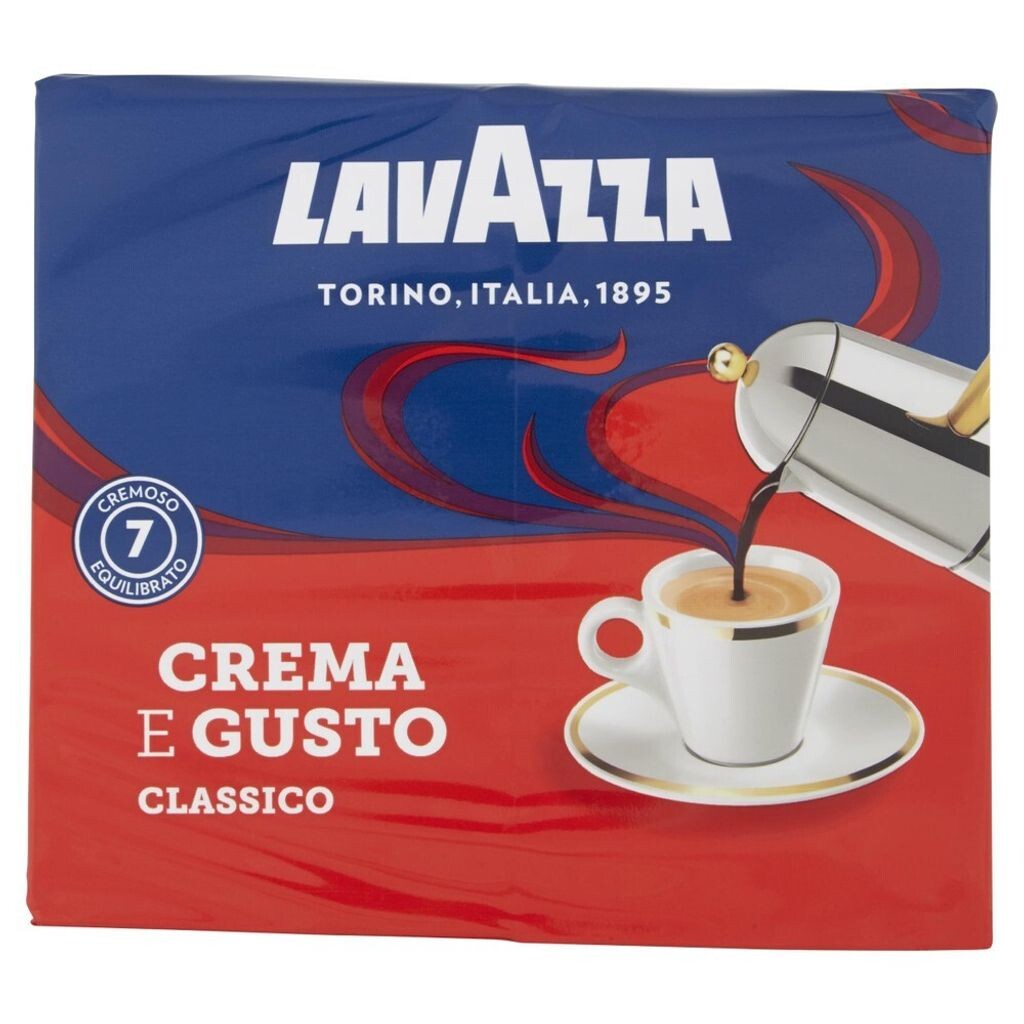 10x Lavazza, Crema e Gusto Classico, молотый кофе, для мокко или фильтр-кофе, сбалансированный вкус, интенсивность 7/10, пряный аромат
10x Lavazza, Crema e Gusto Classico, молотый кофе, для мокко или фильтр-кофе, сбалансированный вкус, интенсивность 7/10, пряный аромат